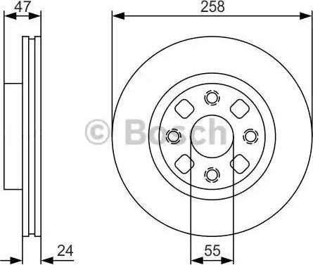 BOSCH 0 986 479 S56 - Bremžu diski ps1.lv