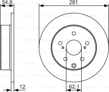 BOSCH 0 986 479 S67 - Bremžu diski ps1.lv