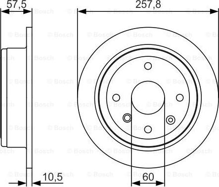 BOSCH 0 986 479 S08 - Bremžu diski ps1.lv