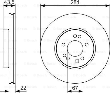 BOSCH 0 986 479 S15 - Bremžu diski ps1.lv