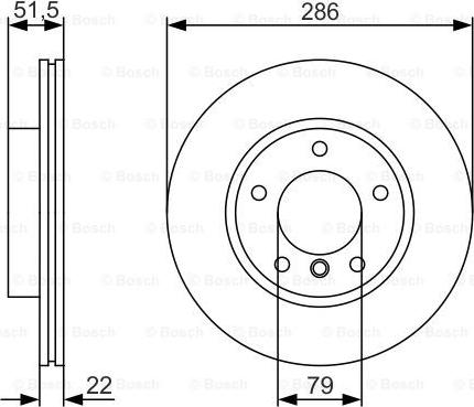 BOSCH 0 986 479 S10 - Bremžu diski ps1.lv