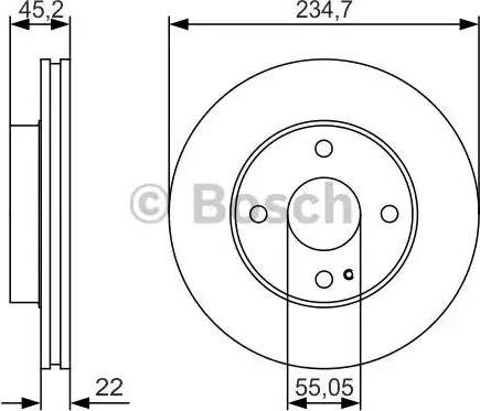 BOSCH 0 986 479 S11 - Bremžu diski ps1.lv