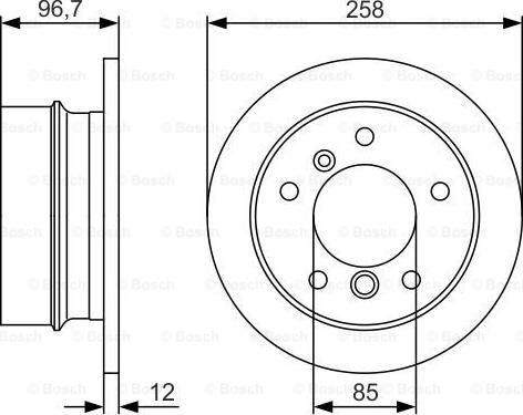 BOSCH 0 986 479 S17 - Bremžu diski ps1.lv