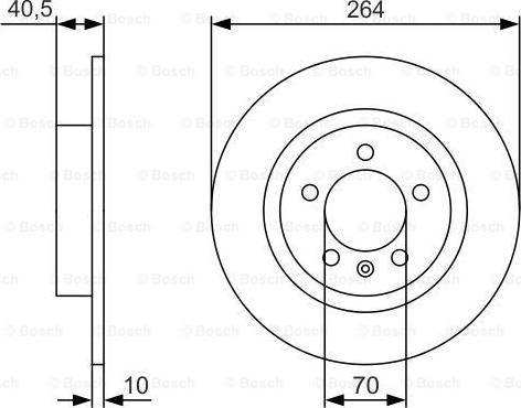 BOSCH 0 986 479 S88 - Bremžu diski ps1.lv