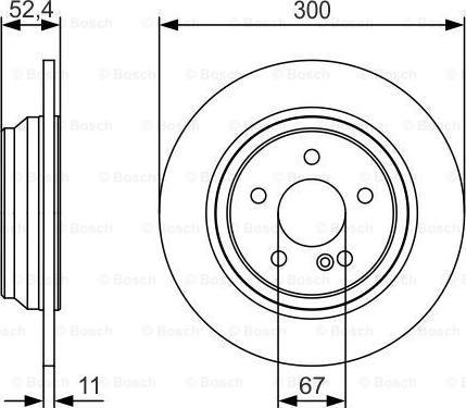 BOSCH 0 986 479 S33 - Bremžu diski ps1.lv