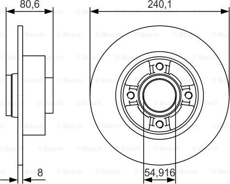 BOSCH 0 986 479 S37 - Bremžu diski ps1.lv