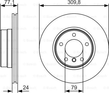 BOSCH 0 986 479 S29 - Bremžu diski ps1.lv