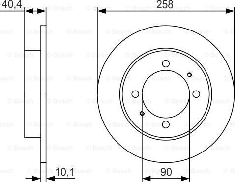 BOSCH 0 986 479 S76 - Bremžu diski ps1.lv