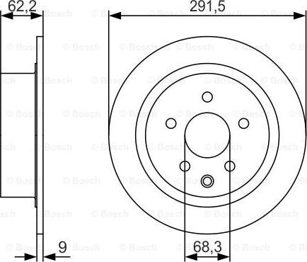 BOSCH 0 986 479 S71 - Bremžu diski ps1.lv