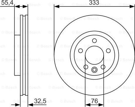 BOSCH 0 986 479 S72 - Bremžu diski ps1.lv