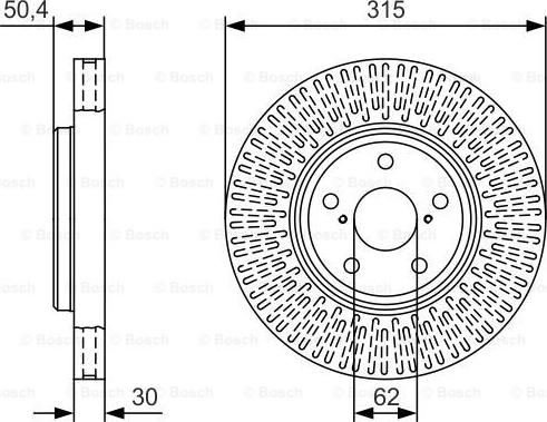 BOSCH 0 986 479 T40 - Bremžu diski ps1.lv