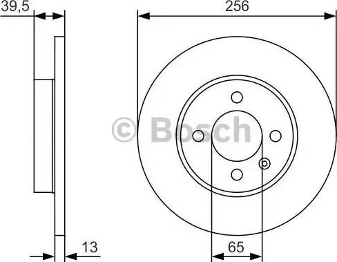 BOSCH 0 986 479 T48 - Bremžu diski ps1.lv