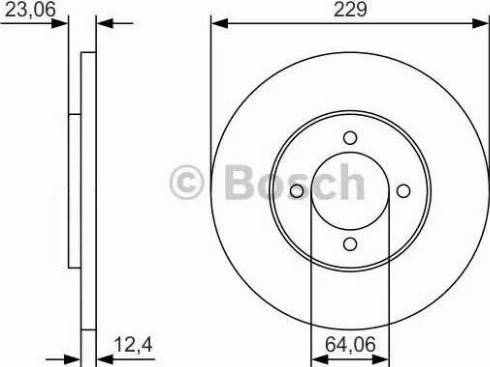 BOSCH 0 986 479 T67 - Bremžu diski ps1.lv