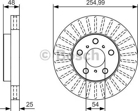 BOSCH 0 986 479 T77 - Bremžu diski ps1.lv