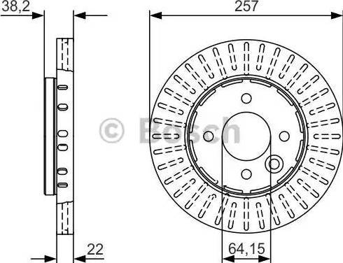 BOSCH 0 986 479 V30 - Bremžu diski ps1.lv