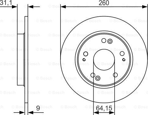 BOSCH 0 986 479 V21 - Bremžu diski ps1.lv