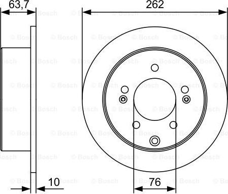 BOSCH 0 986 479 W12 - Bremžu diski ps1.lv