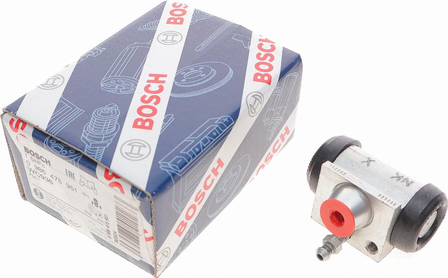 BOSCH 0 986 475 951 - Riteņa bremžu cilindrs ps1.lv