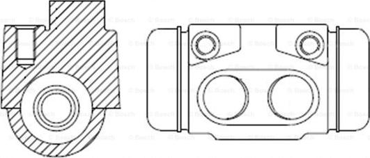 BOSCH 0 986 475 502 - Riteņa bremžu cilindrs ps1.lv