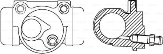 BOSCH 0 986 475 616 - Riteņa bremžu cilindrs ps1.lv