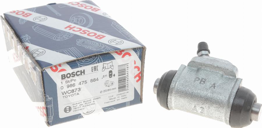 BOSCH 0 986 475 884 - Riteņa bremžu cilindrs ps1.lv