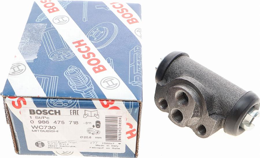 BOSCH 0 986 475 718 - Riteņa bremžu cilindrs ps1.lv