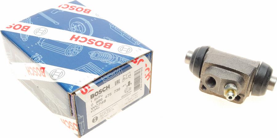 BOSCH 0 986 475 739 - Riteņa bremžu cilindrs ps1.lv