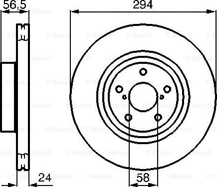 BOSCH 0 986 478 977 - Bremžu diski ps1.lv