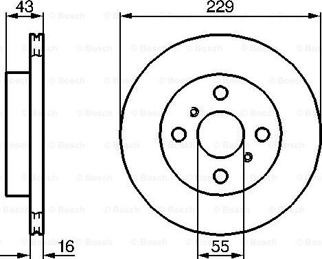 BOSCH 0 986 478 491 - Bremžu diski ps1.lv