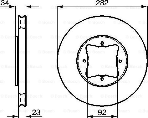 BOSCH 0 986 478 448 - Bremžu diski ps1.lv