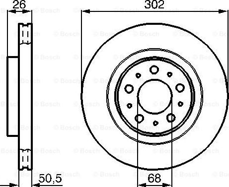 BOSCH 0 986 478 454 - Bremžu diski ps1.lv