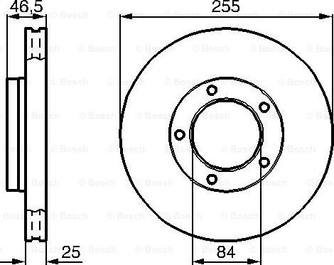 BOSCH 0 986 478 452 - Bremžu diski ps1.lv