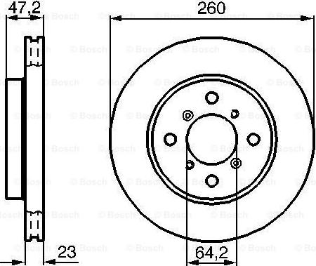 BOSCH 0 986 478 415 - Bremžu diski ps1.lv