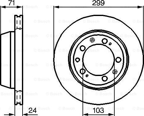 BOSCH 0 986 478 417 - Bremžu diski ps1.lv