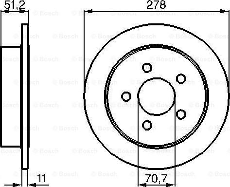 BENDIX 145155 - Bremžu diski ps1.lv