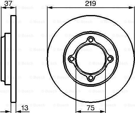 BOSCH 0 986 478 429 - Bremžu diski ps1.lv