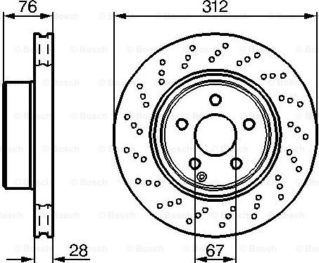 BOSCH 0 986 478 471 - Bremžu diski ps1.lv