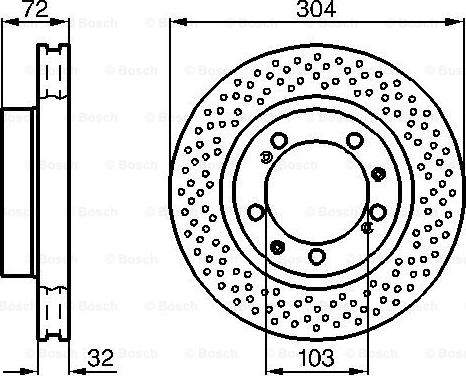 BOSCH 0 986 478 597 - Bremžu diski ps1.lv