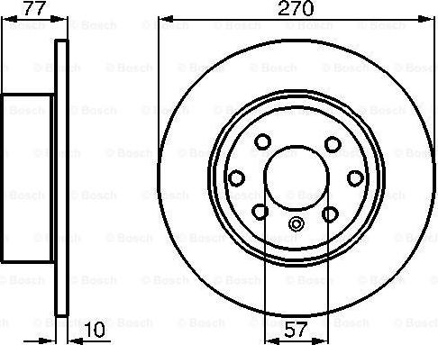 BOSCH 0 986 478 504 - Bremžu diski ps1.lv