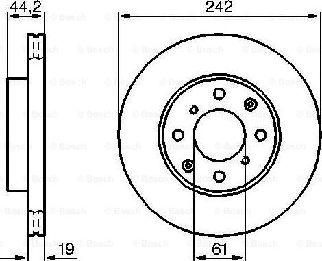 BOSCH 0 986 478 503 - Bremžu diski ps1.lv