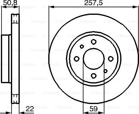 BOSCH 0 986 478 512 - Bremžu diski ps1.lv