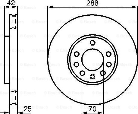 BOSCH 0 986 478 588 - Bremžu diski ps1.lv