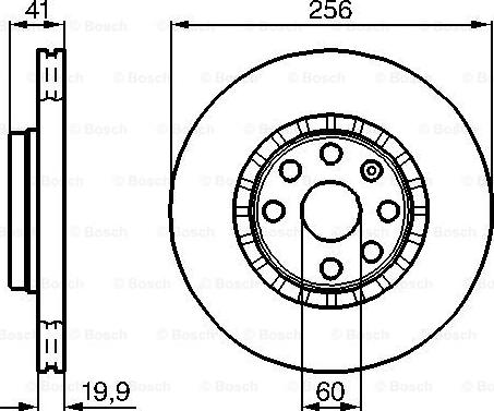 BOSCH 0 986 478 535 - Bremžu diski ps1.lv