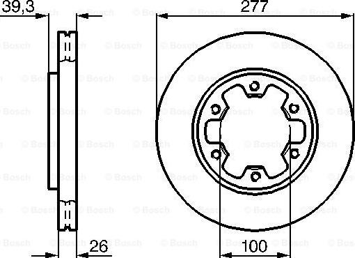 BOSCH 0 986 478 532 - Bremžu diski ps1.lv