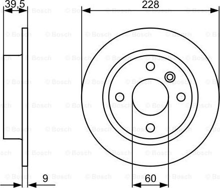 BOSCH 0 986 478 644 - Bremžu diski ps1.lv