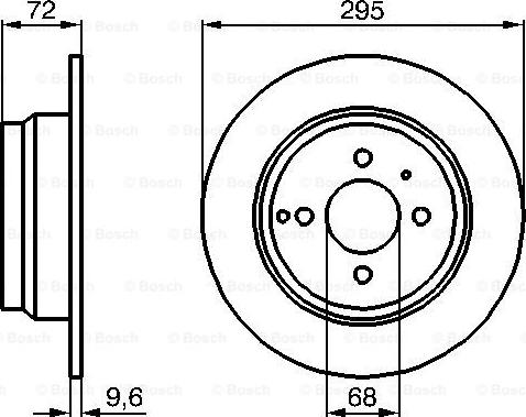 BOSCH 0 986 478 640 - Bremžu diski ps1.lv