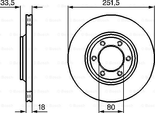 BOSCH 0 986 478 658 - Bremžu diski ps1.lv