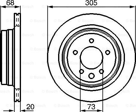 BOSCH 0 986 478 660 - Bremžu diski ps1.lv