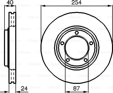 BOSCH 0 986 479 596 - Bremžu diski ps1.lv