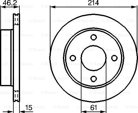 BOSCH 0 986 478 637 - Bremžu diski ps1.lv